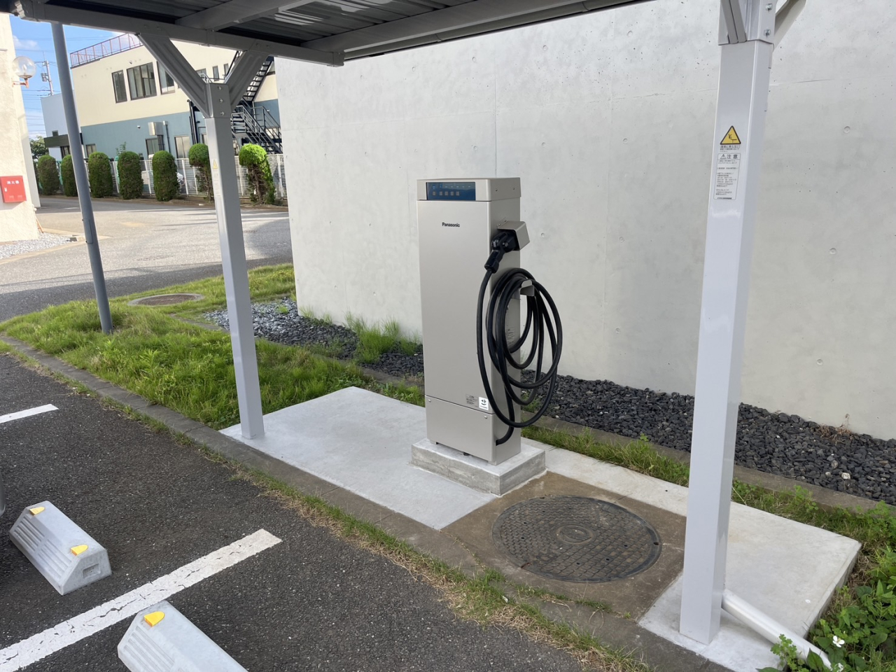 流行りのEVスタンド工事絶賛実施中！